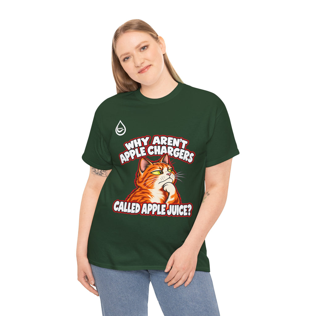 BS WETWEAR APPLE JUICE MAKES TOO MUCH SENSE T-SHIRT