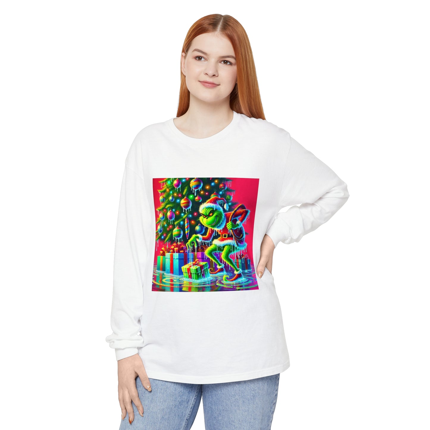 BS WETWEAR GRINCHMAS SOAKED IN STYLE LONGSLEEVE T-SHIRT