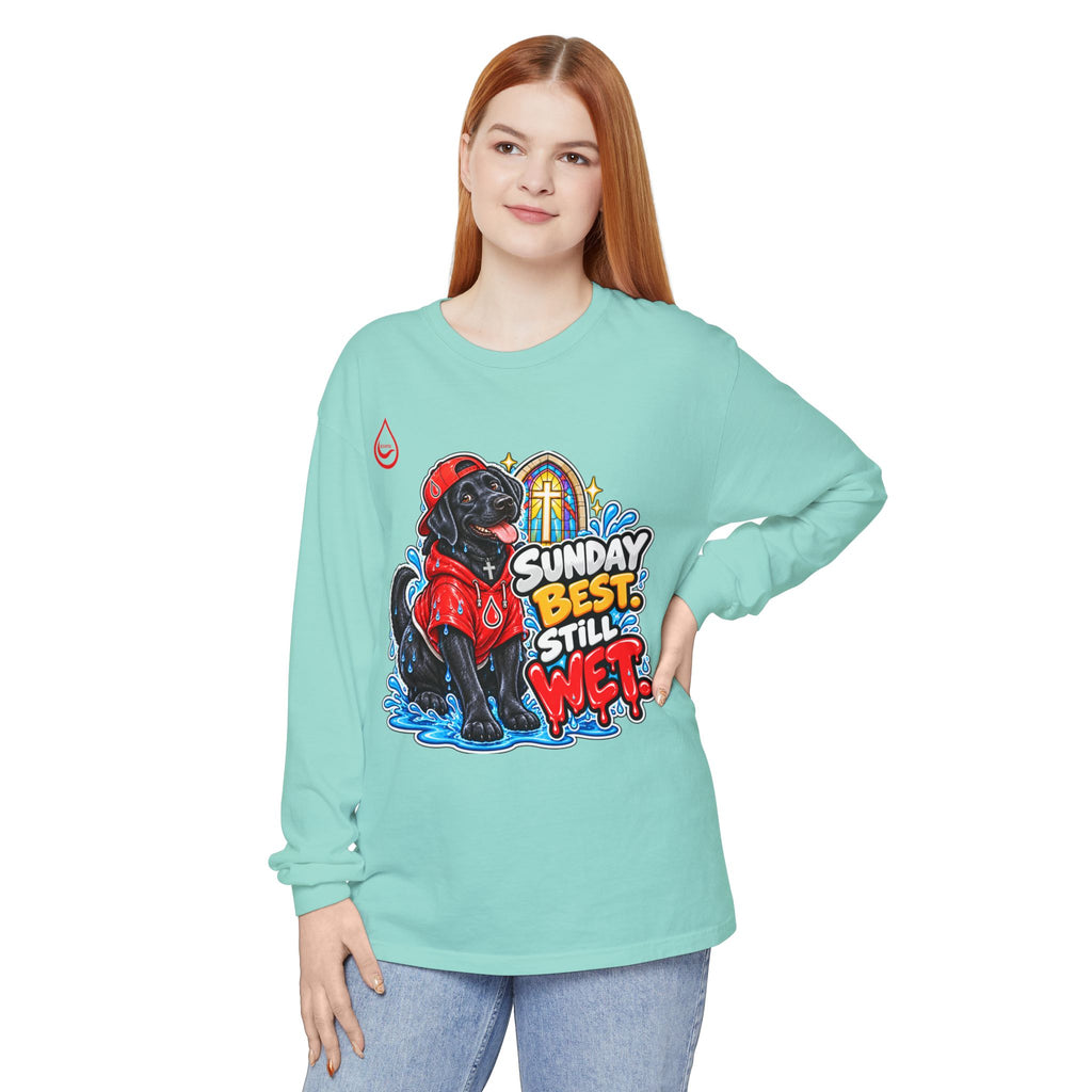 BS WETWEAR SUNDAY SERVICE SPLASH SQUAD LONG SLEEVE T-SHIRT