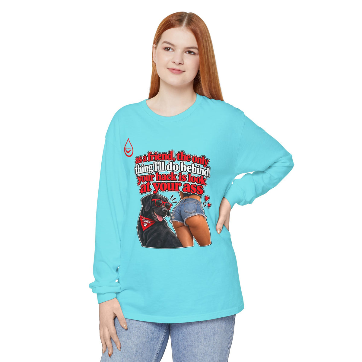 BS WETWEAR LABRADOR LOYALTY AND BOOTY APPRECIATION LONG SLEEVE T-SHIRT