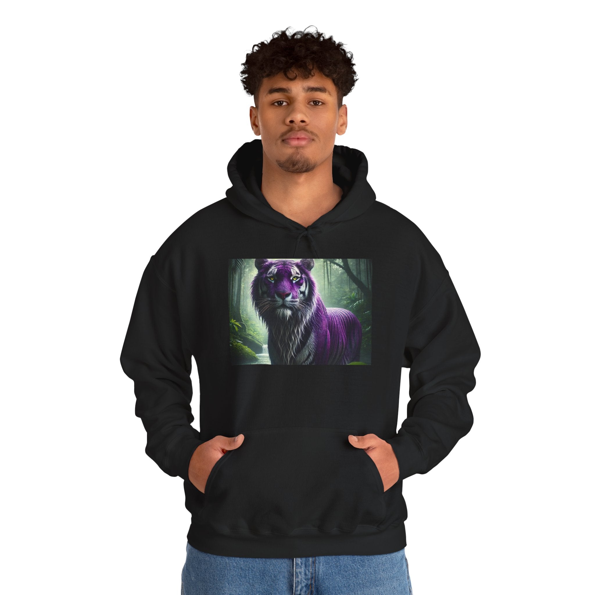 BS WETWEAR WET MAJESTIC PURPLE TIGER HOODIE