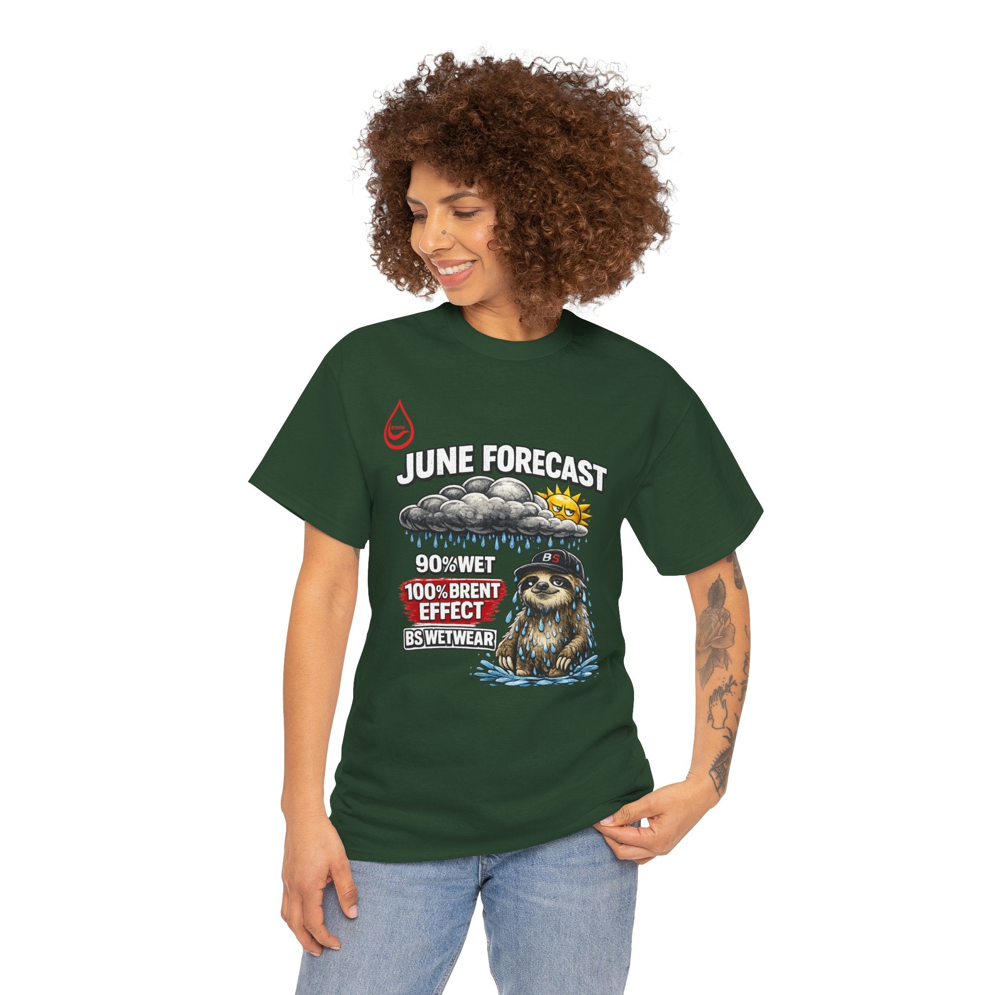 BS WETWEAR BRENT EFFECT WEATHER REPORT T-SHIRT