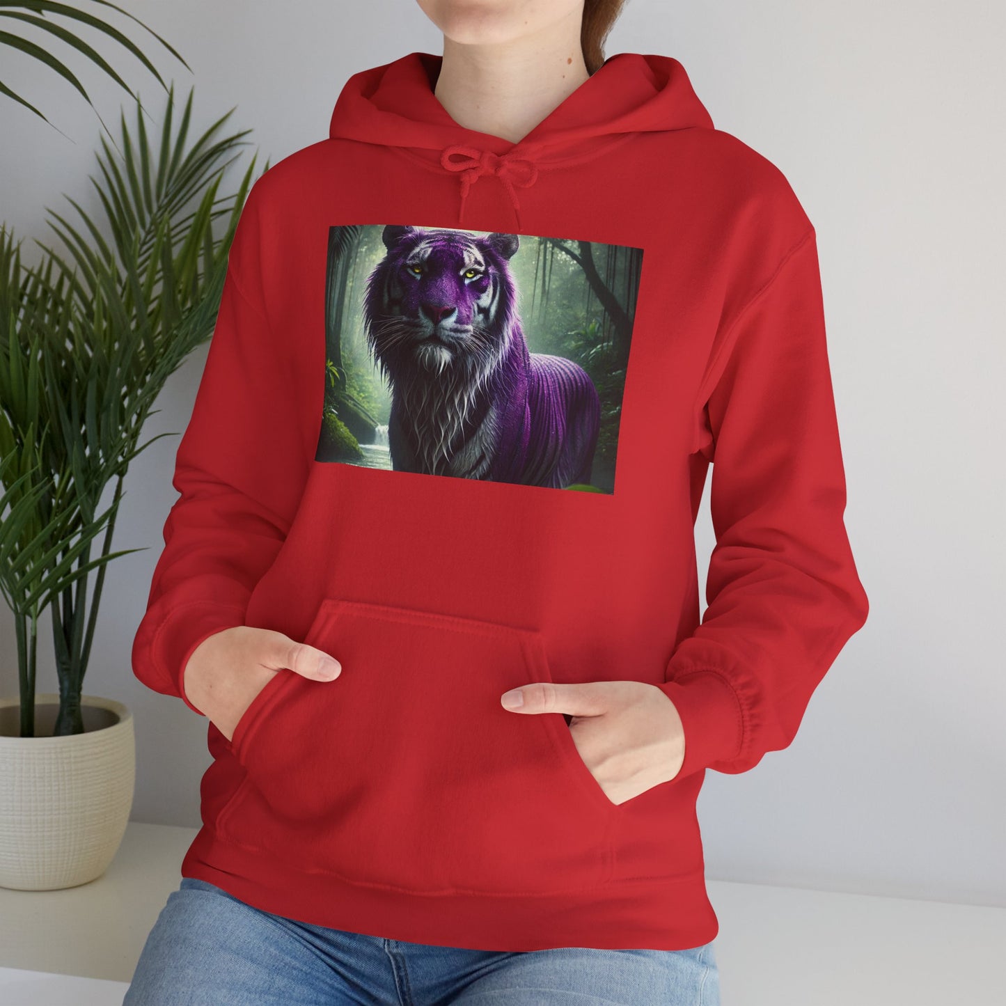 BS WETWEAR WET MAJESTIC PURPLE TIGER HOODIE
