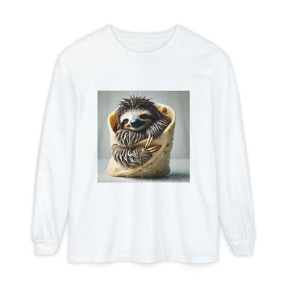 BS WETWEAR SLOTH BURRITO LONGSLEEVE T-SHIRT