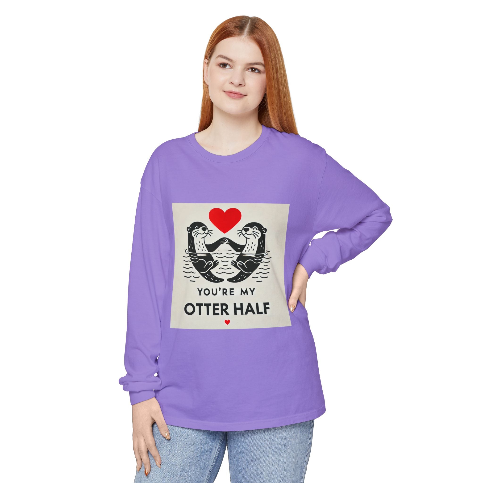BS WETWEAR DUO OTTER VDAY LONG SLEEVE T-SHIRT