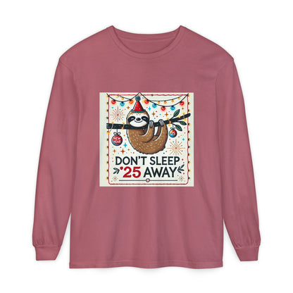 BS WETWEAR STAY AWAKE SLOTH  LONGSLEEVE T-SHIRT