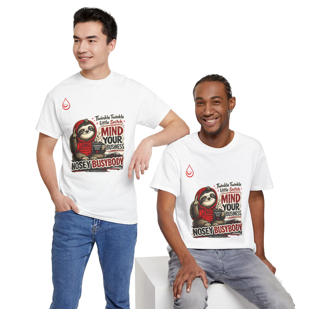 BS WETWEAR COFFEE FIRST GOSSIP NEVER T-SHIRT (PG)