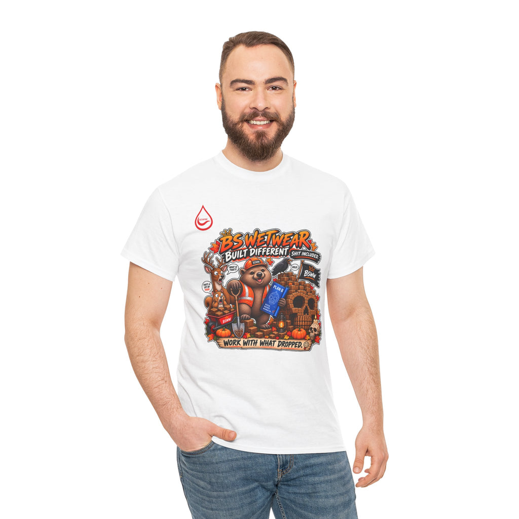 BS WETWEAR POOP SKULL T-SHIRT