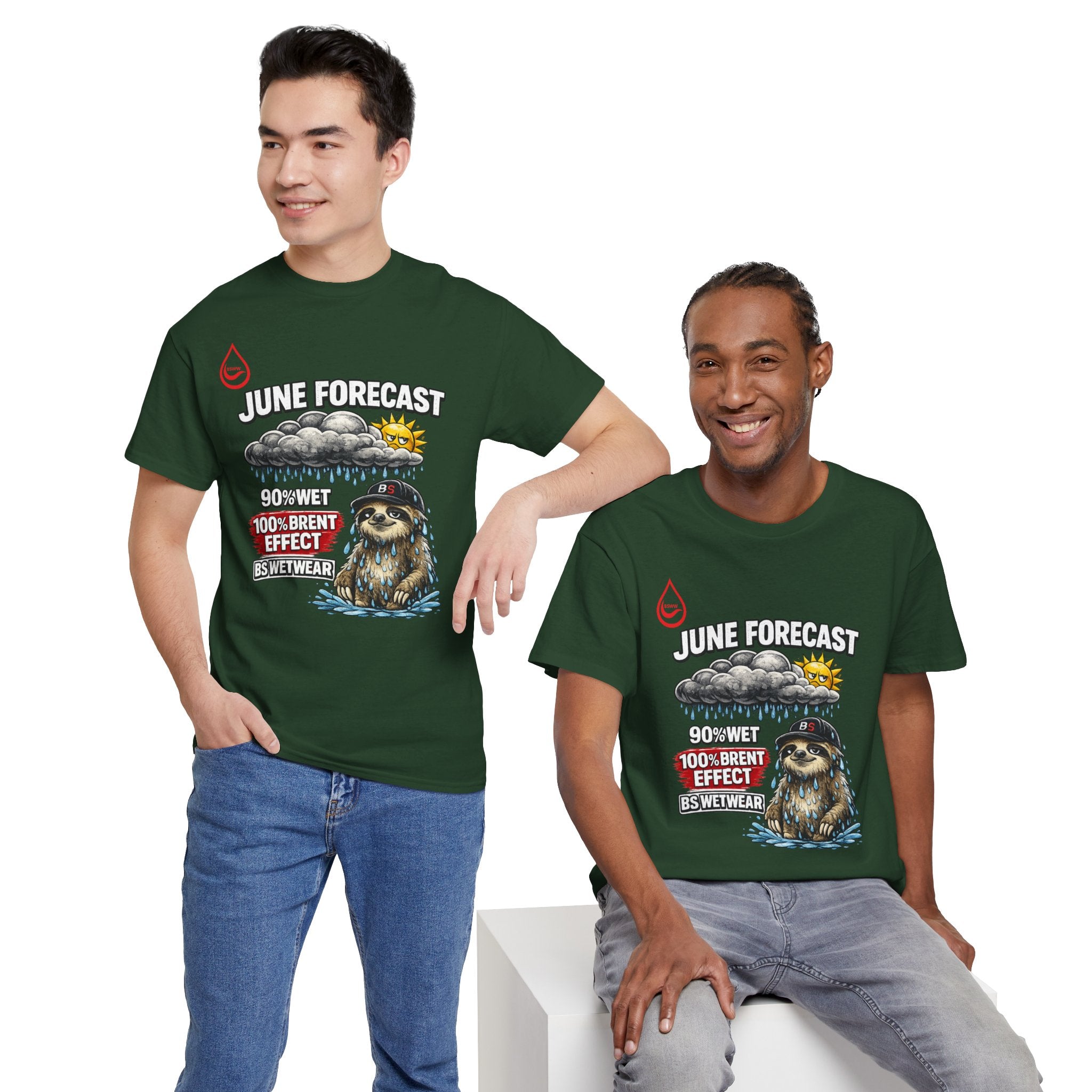 BS WETWEAR BRENT EFFECT WEATHER REPORT T-SHIRT