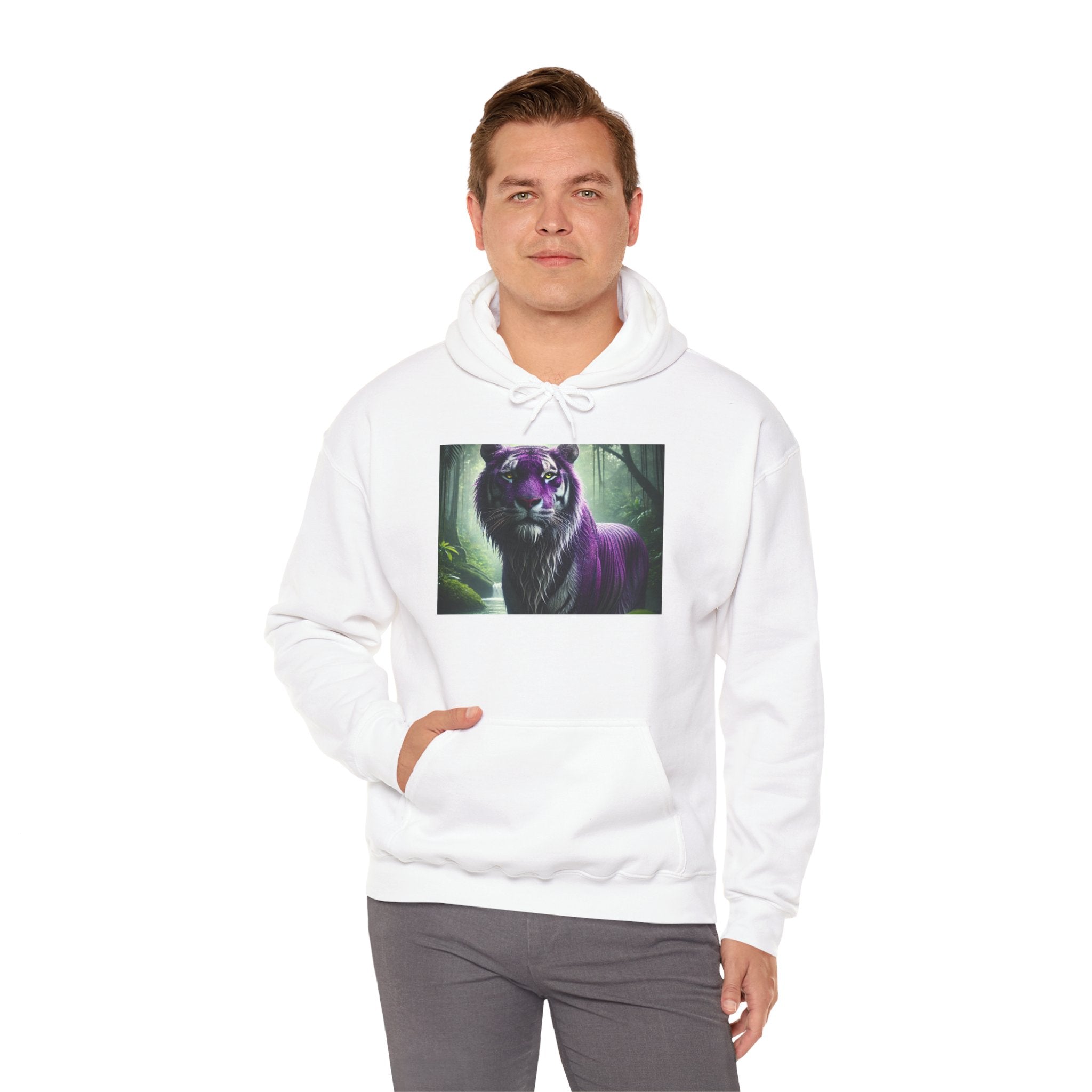 BS WETWEAR WET MAJESTIC PURPLE TIGER HOODIE