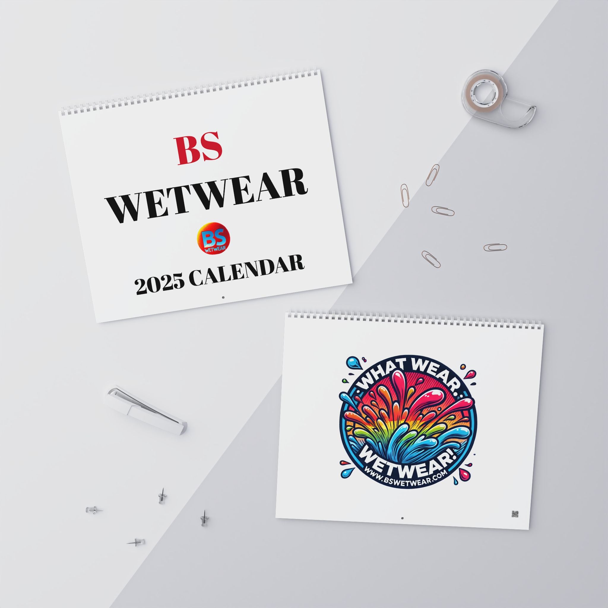 BS WETWEAR 2025 WALL CALENDAR