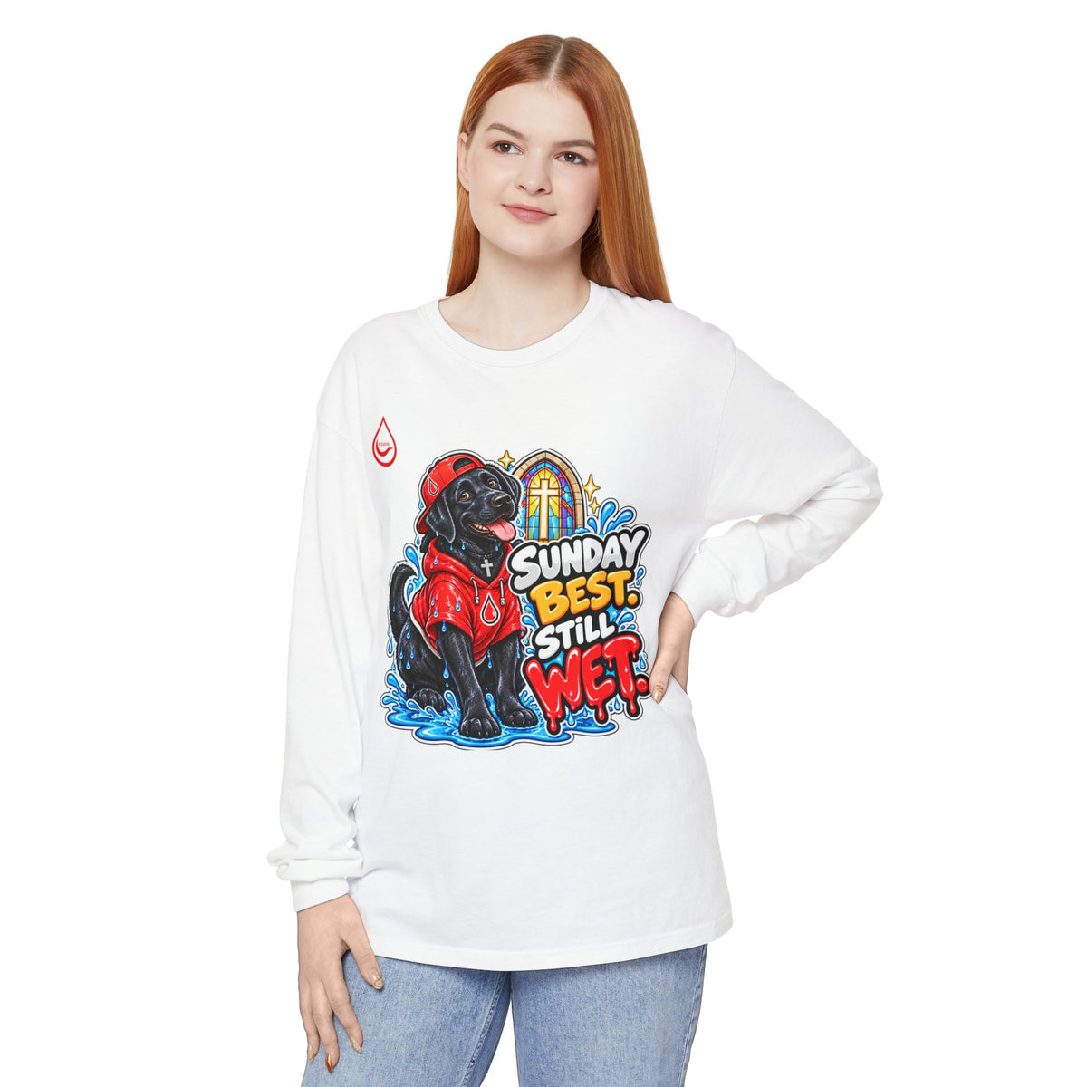 BS WETWEAR SUNDAY SERVICE SPLASH SQUAD LONG SLEEVE T-SHIRT