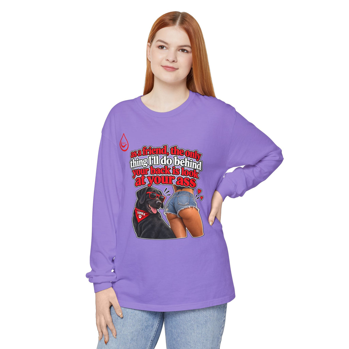 BS WETWEAR LABRADOR LOYALTY AND BOOTY APPRECIATION LONG SLEEVE T-SHIRT