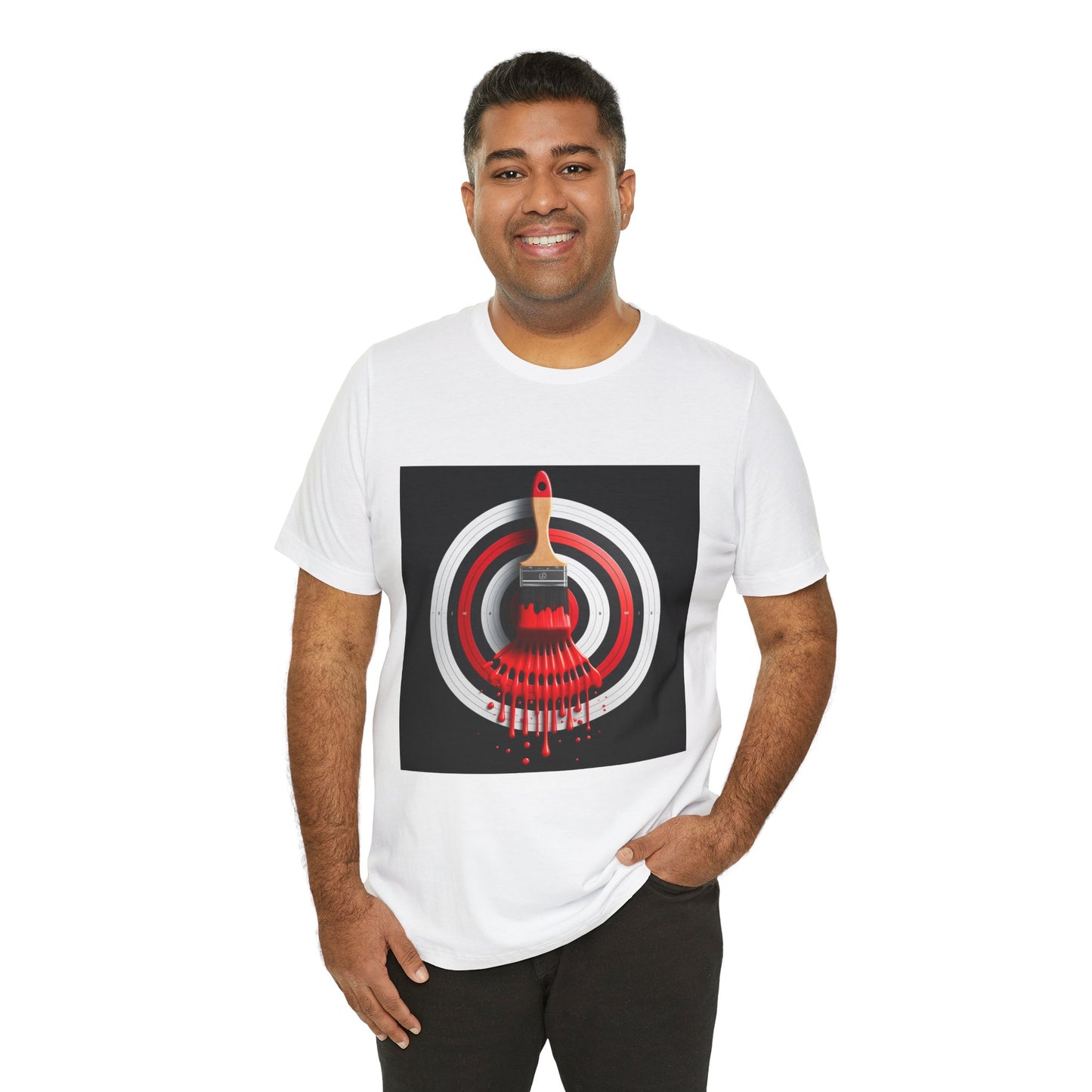 BS WETWEAR WET BULLSEYE PAINT BRUSH T-SHIRT