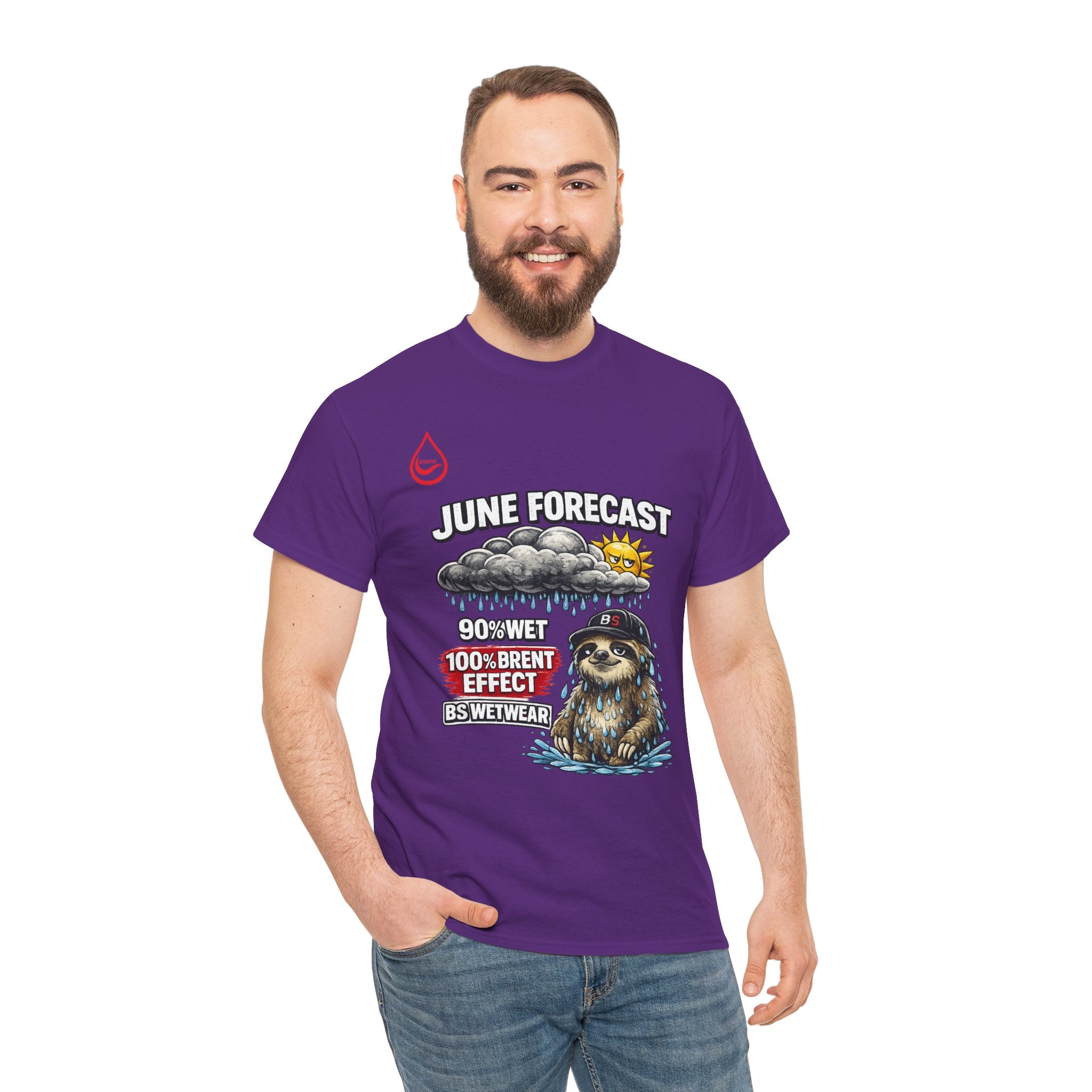 BS WETWEAR BRENT EFFECT WEATHER REPORT T-SHIRT