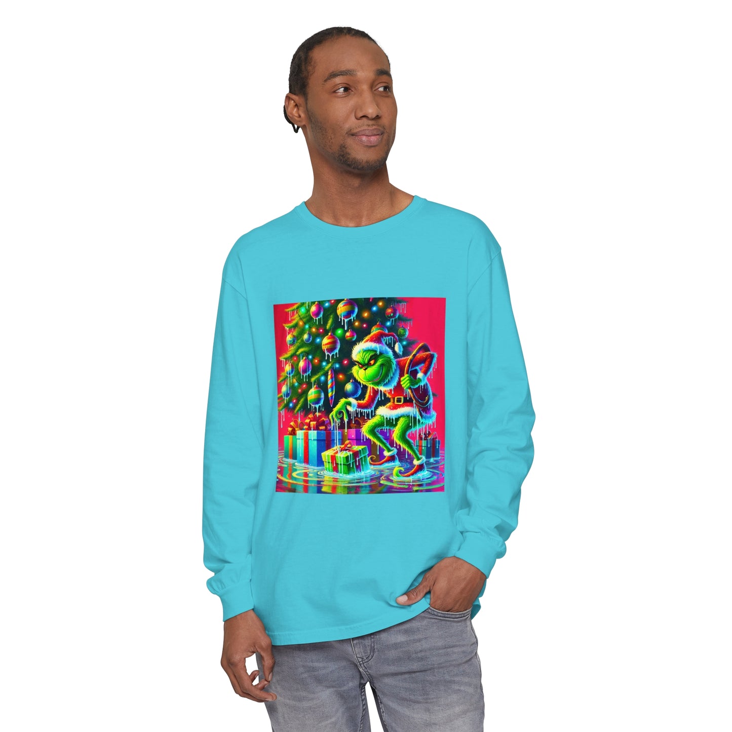 BS WETWEAR GRINCHMAS SOAKED IN STYLE LONGSLEEVE T-SHIRT