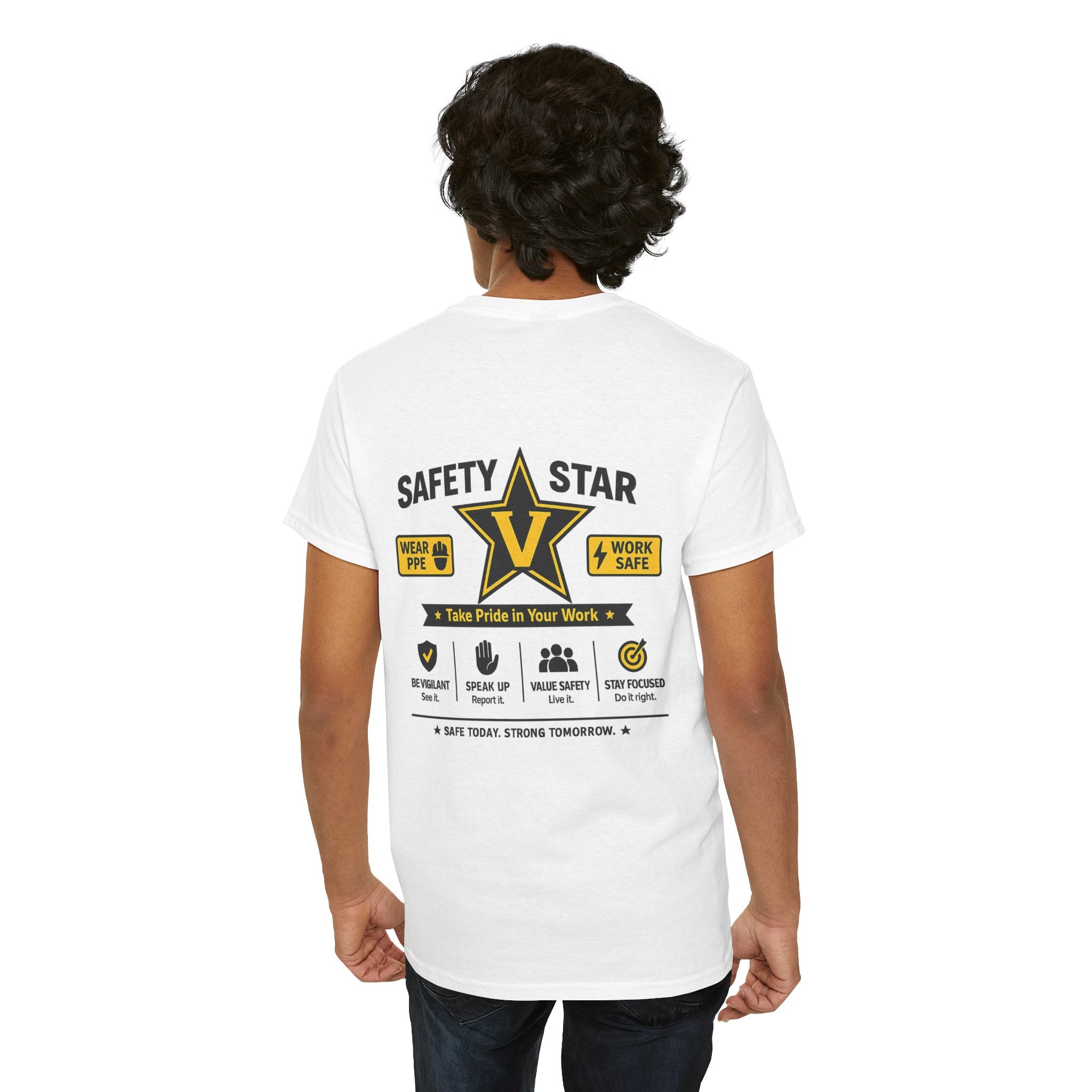 BS WETWEAR SAFETY STAR V T-SHIRT