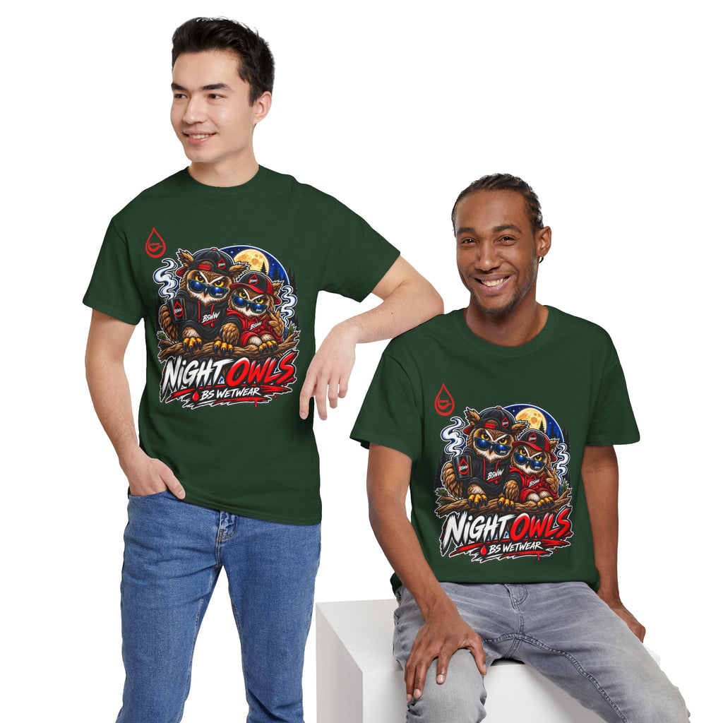 BS WETWEAR AFTER HOURS OWL CREW T-SHIRT
