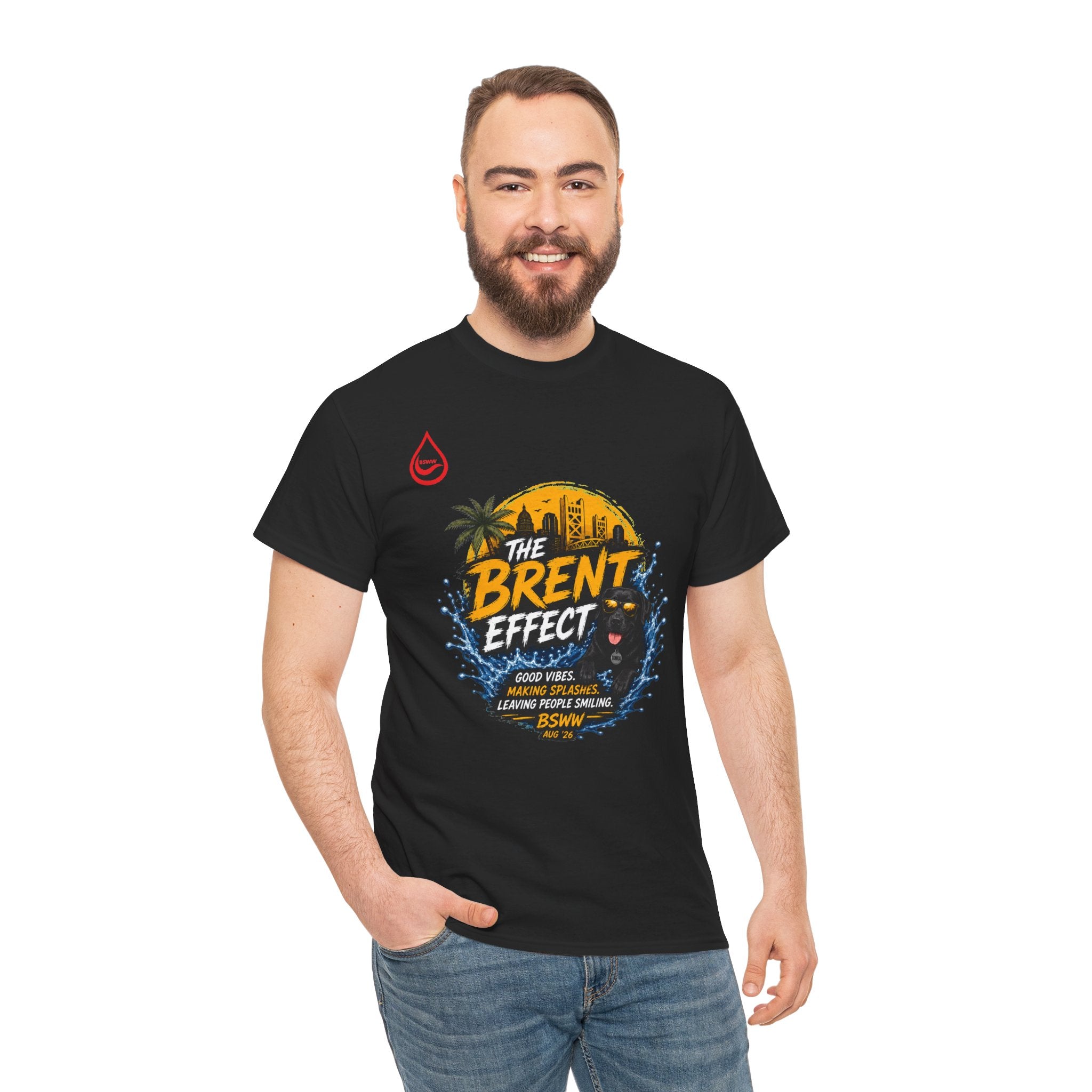 BS WETWEAR THE BRENT EFFECT LEGENDARY VIBES T-SHIRT
