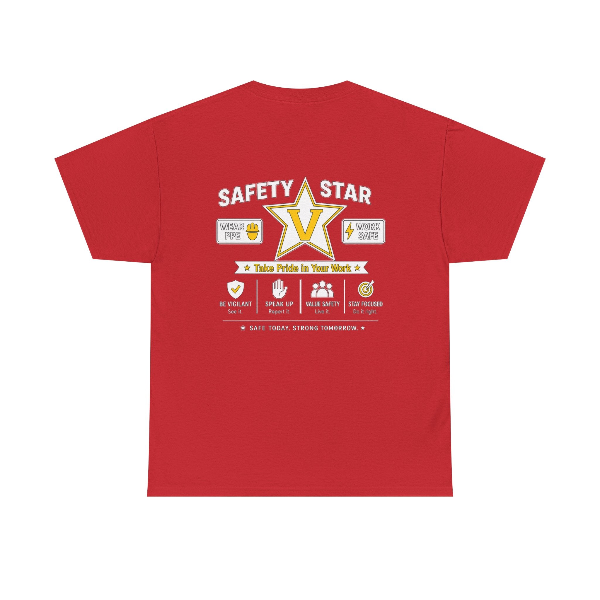 BS WETWEAR SAFETY STAR V T-SHIRT