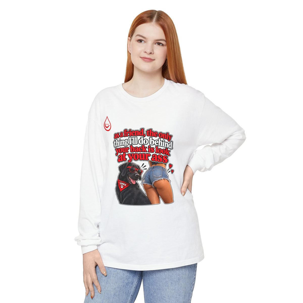 BS WETWEAR LABRADOR LOYALTY AND BOOTY APPRECIATION LONG SLEEVE T-SHIRT