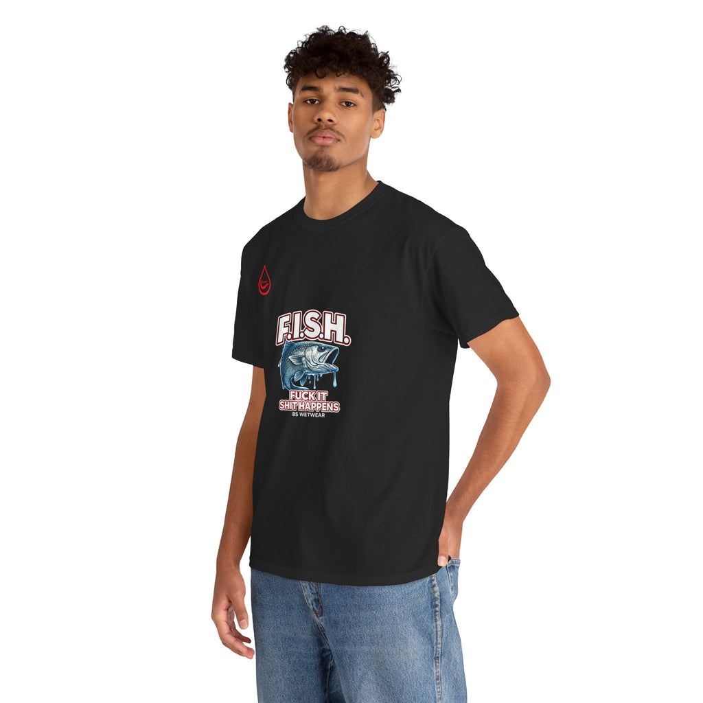BS WETWEAR F.I.S.H. BLACKOUT T-SHIRT