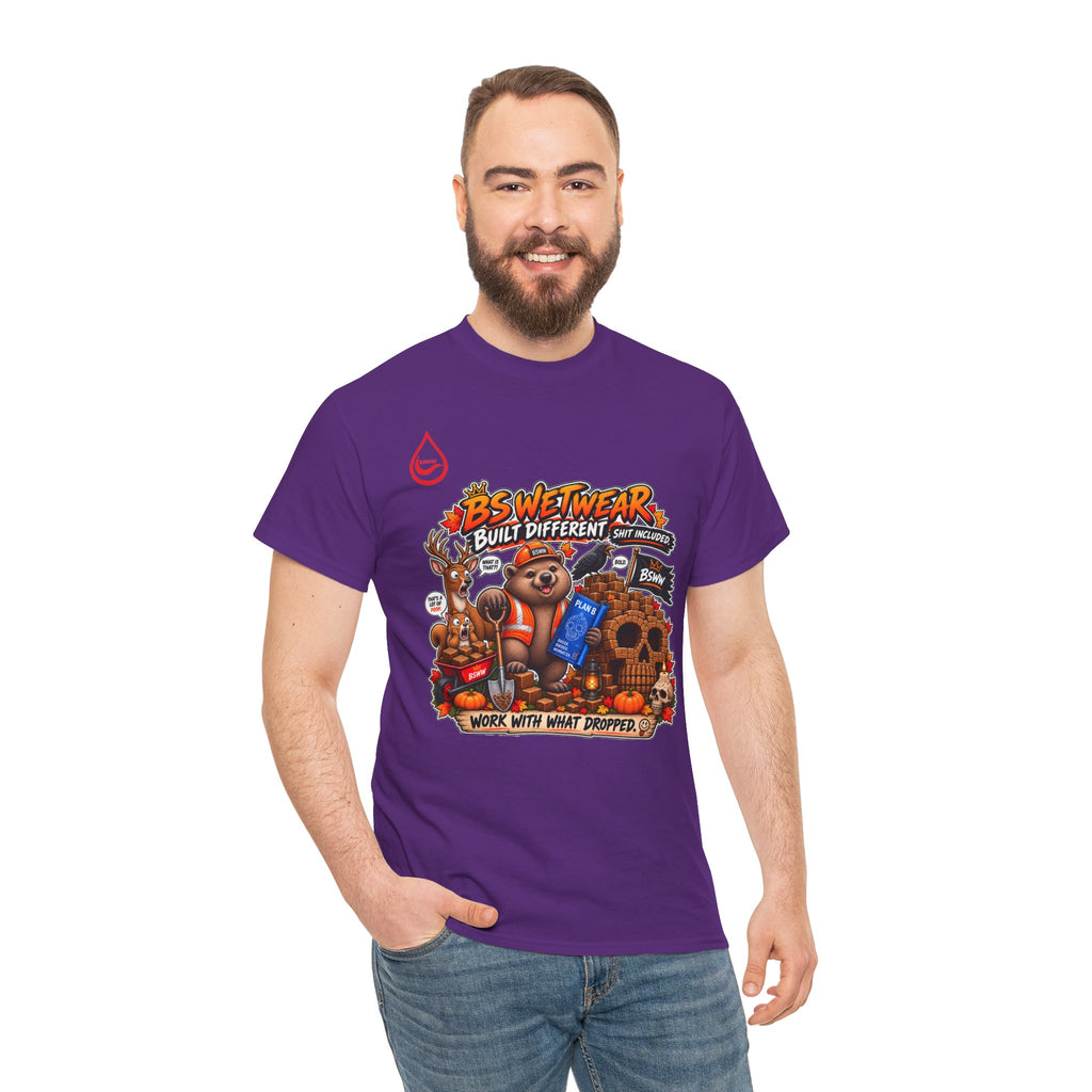 BS WETWEAR POOP SKULL T-SHIRT