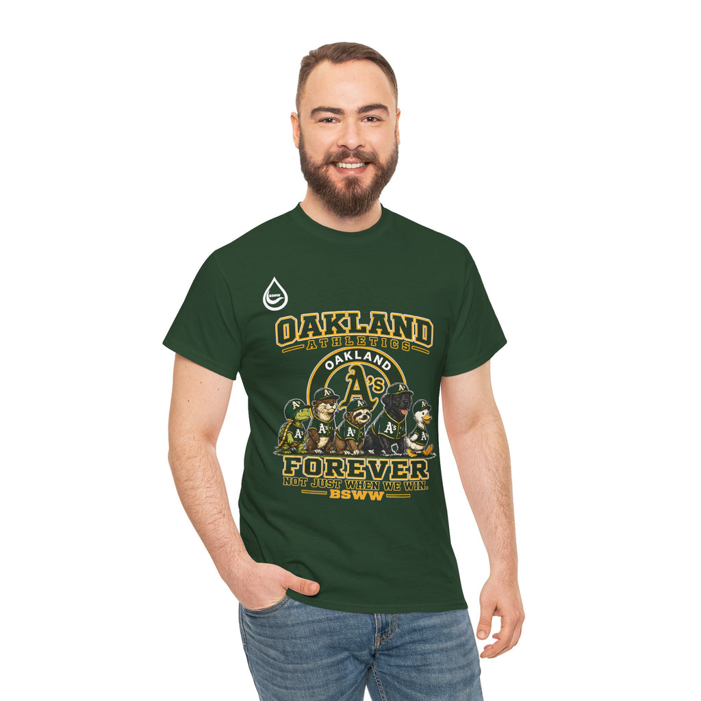 BS WETWEAR FOREVER GREEN AND GOLD T-SHIRT