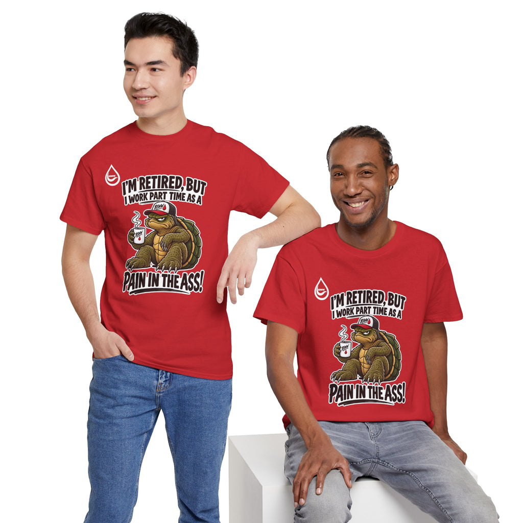 BS WETWEAR PROFESSIONAL RETIRED TROUBLEMAKER TURTLE T-SHIRT