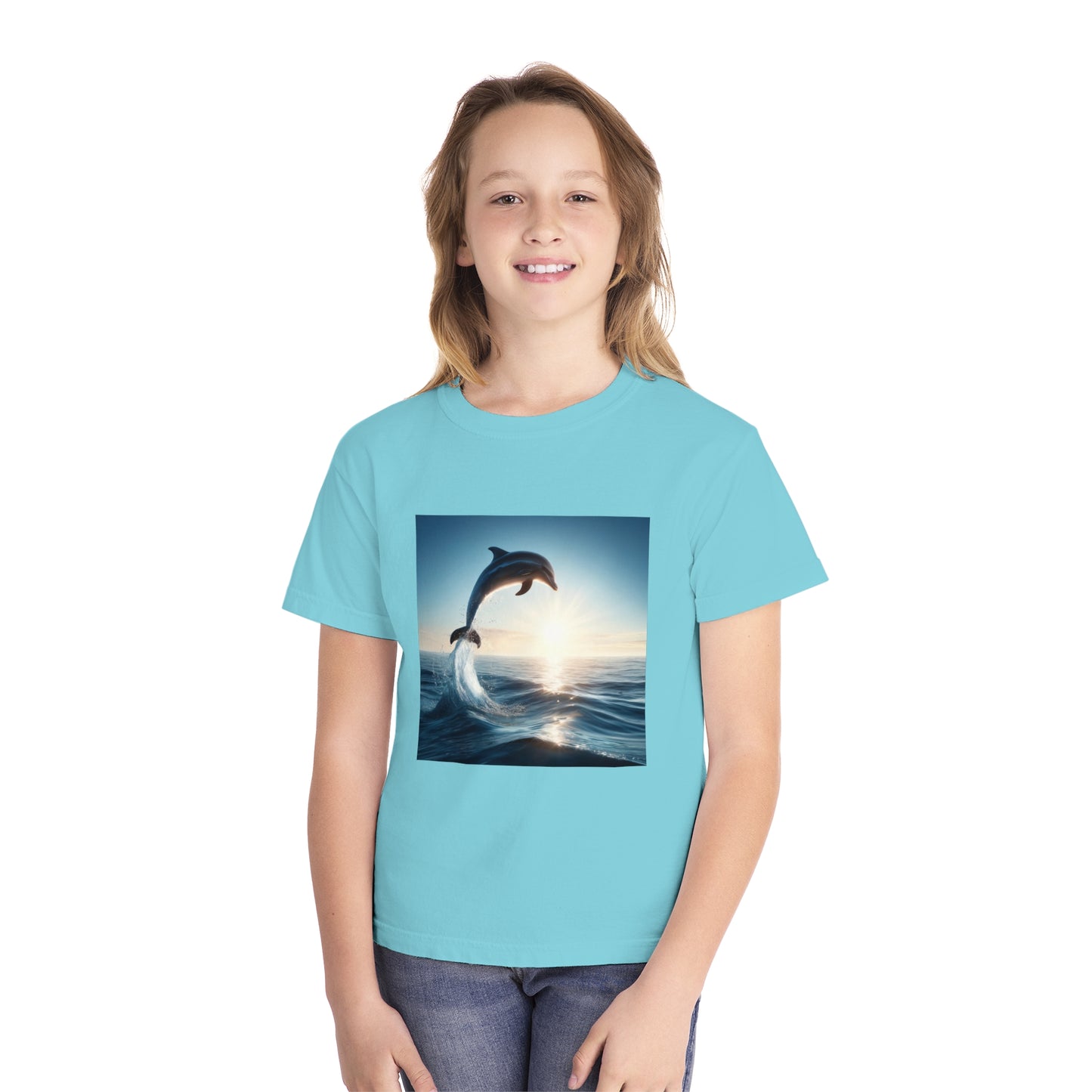 KIDS WET DOLPHIN TEE