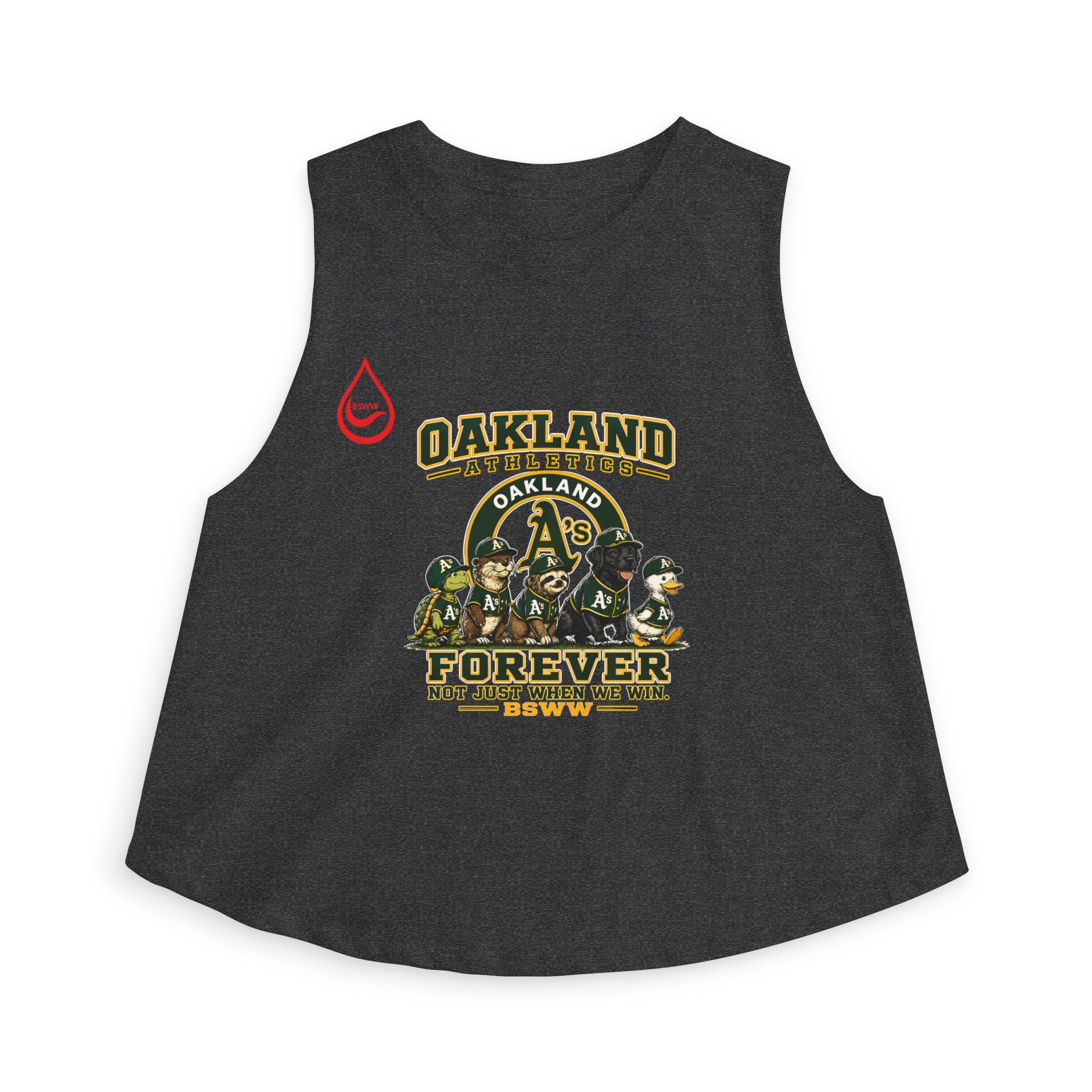 BS WETWEAR FOREVER GREEN AND GOLD TANK