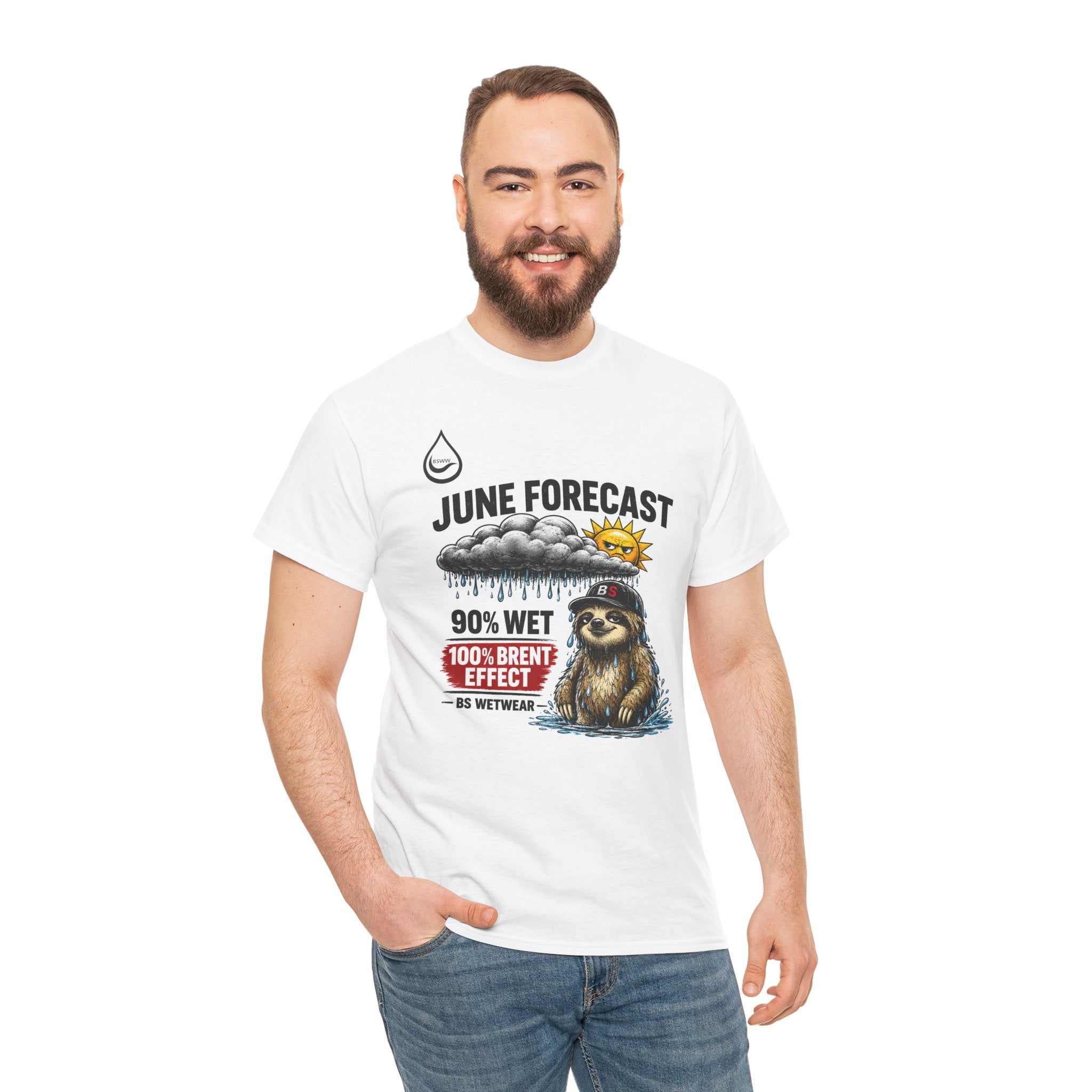 BS WETWEAR BRENT EFFECT WEATHER REPORT T-SHIRT