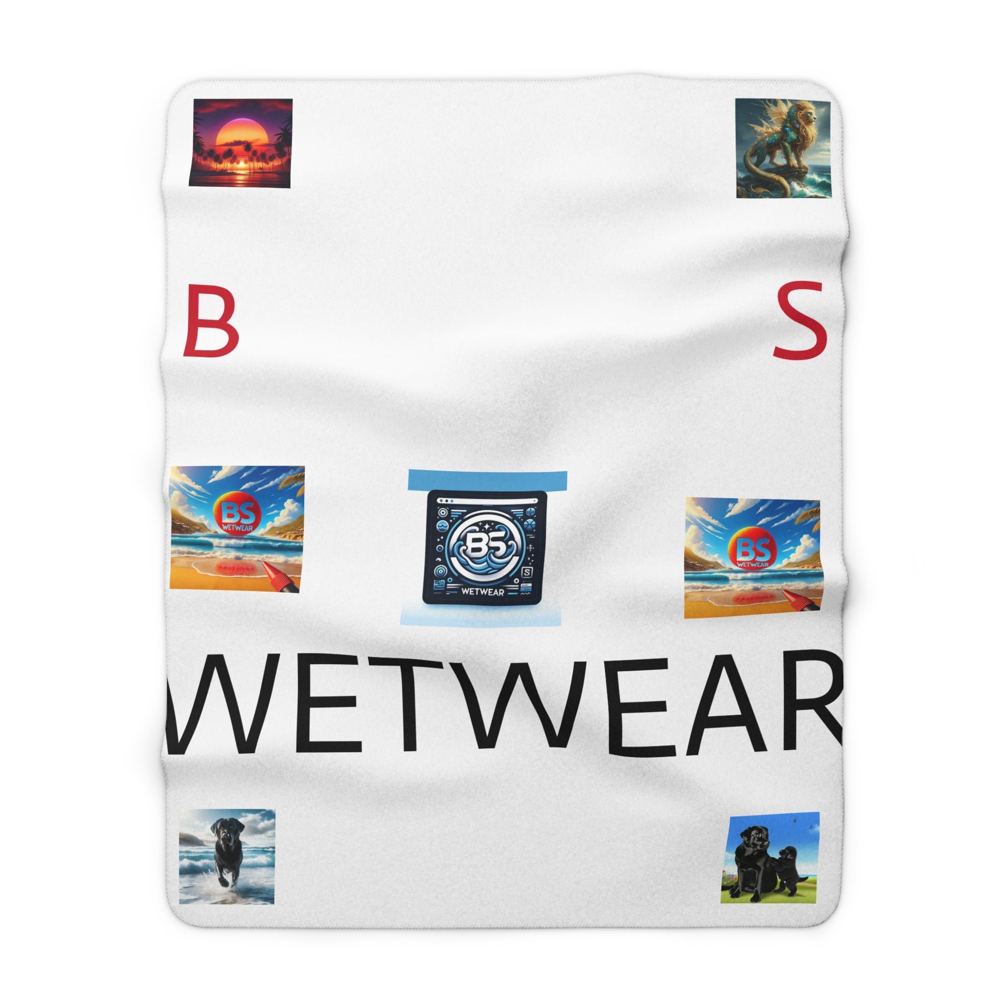 BS WETWEAR SHERPA FLEECE BLANKET