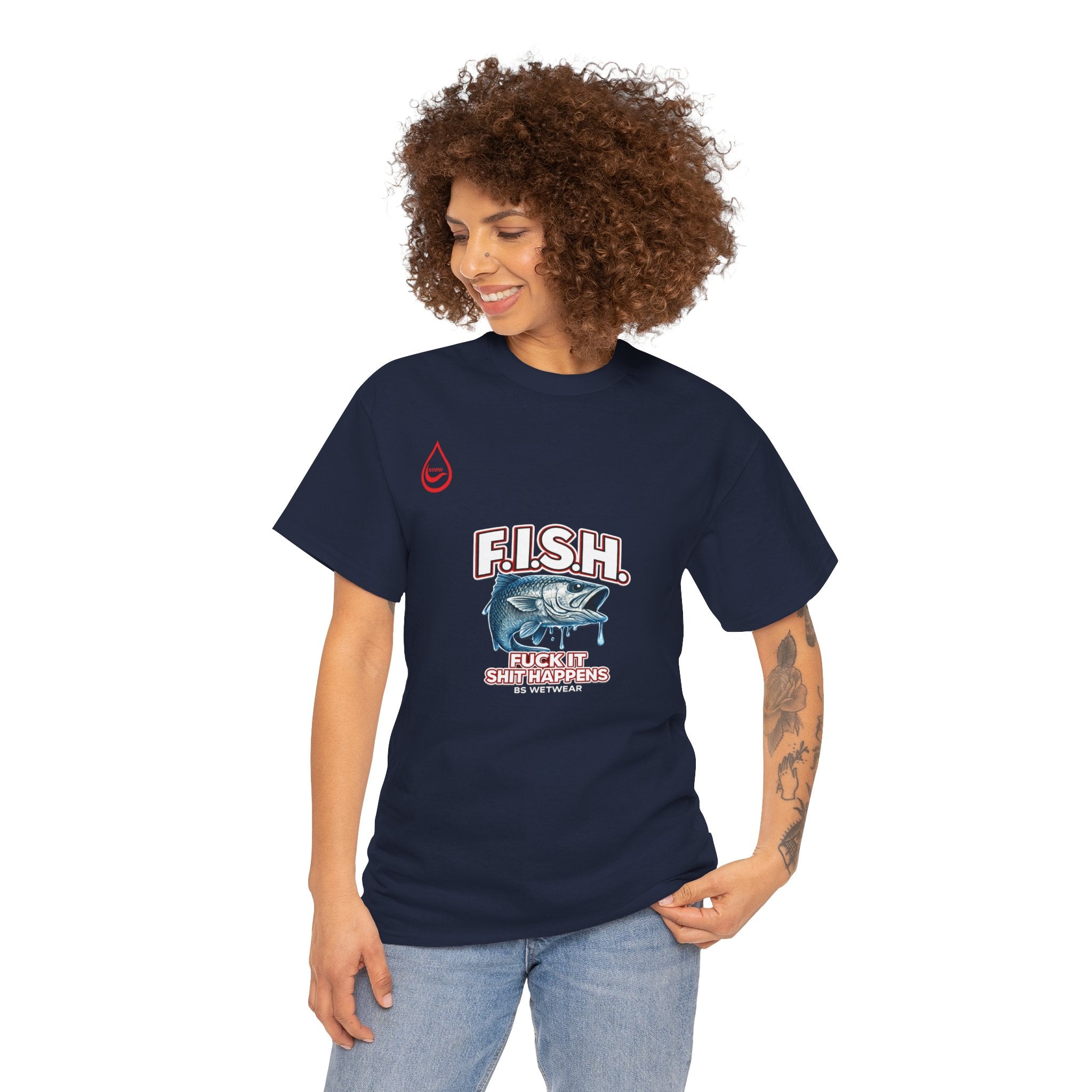 BS WETWEAR F.I.S.H. BLACKOUT T-SHIRT