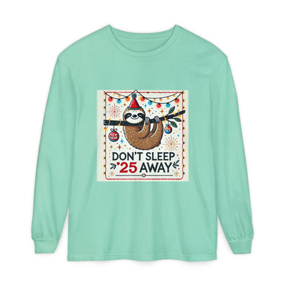BS WETWEAR STAY AWAKE SLOTH  LONGSLEEVE T-SHIRT