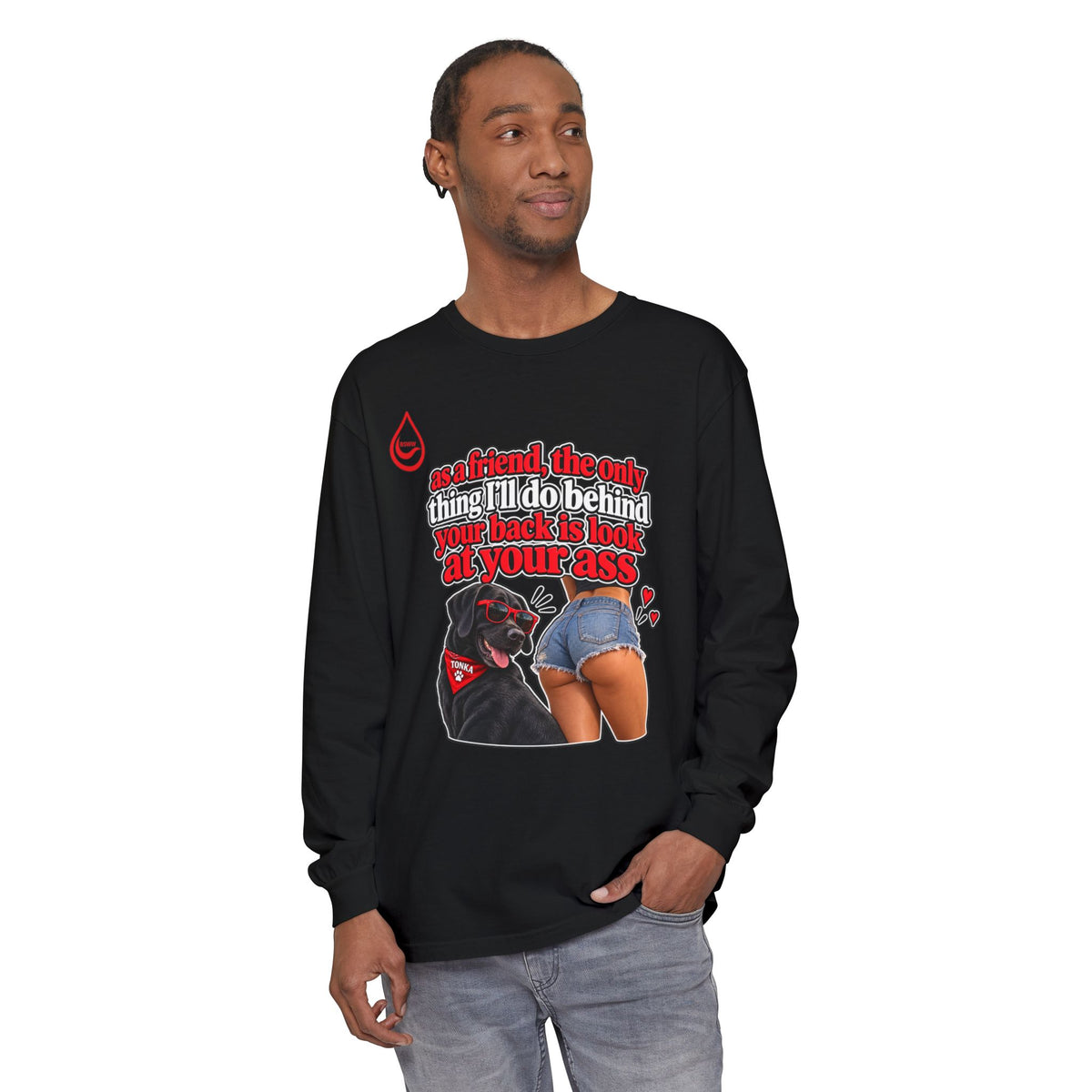 BS WETWEAR LABRADOR LOYALTY AND BOOTY APPRECIATION LONG SLEEVE T-SHIRT