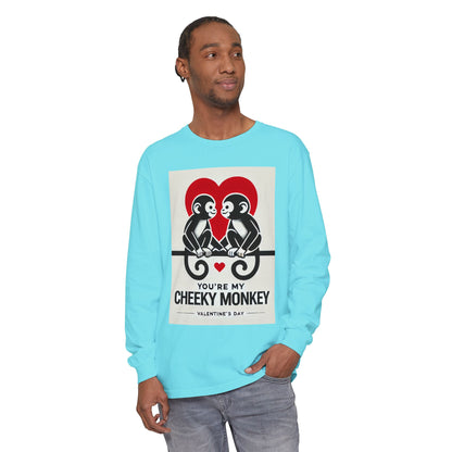 BS WETWEAR DUO MONKEY VDAY LONG SLEEVE T-SHIRT
