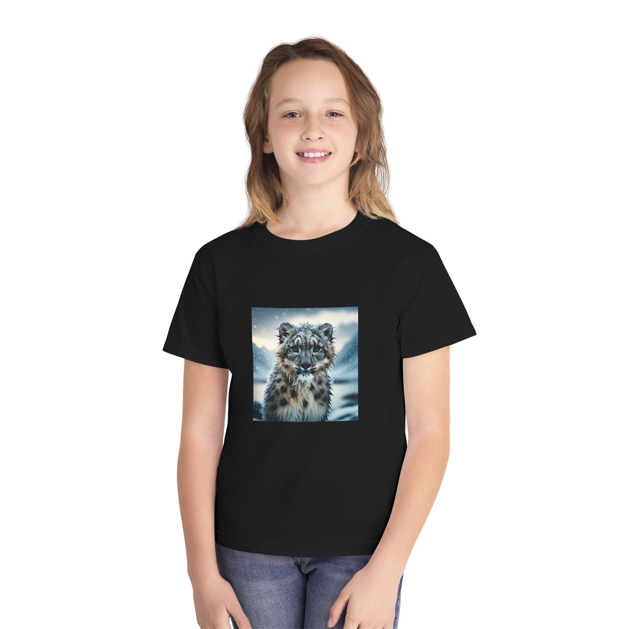 BS WETWEAR KIDS WET SNOW LEOPARD T-SHIRT
