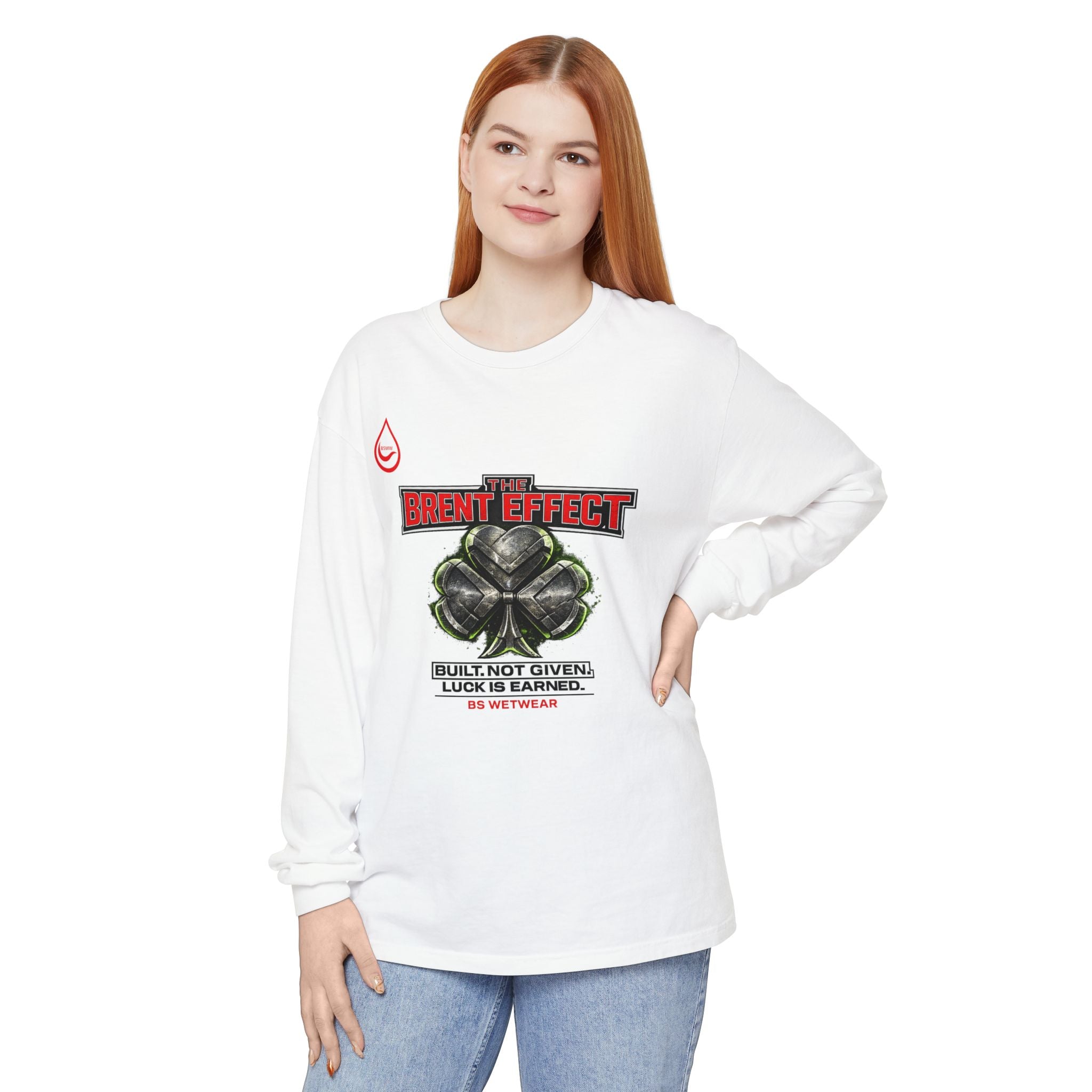 BS WETWEAR THE BRENT EFFECT: IRON CLOVER LONG SLEEVE T-SHIRT