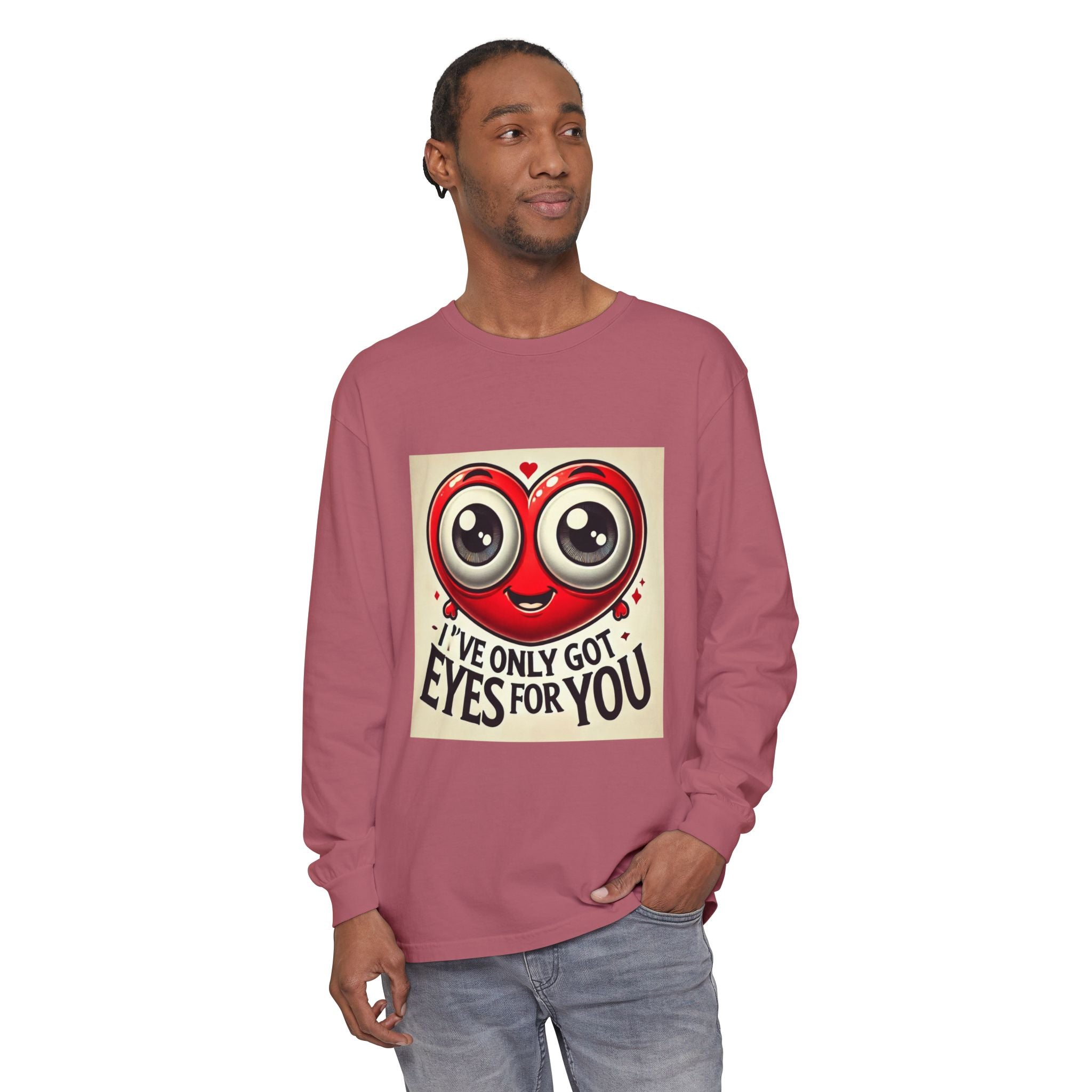 BS WETWEAR GOOGLY EYES VDAY LONG SLEEVE T-SHIRT
