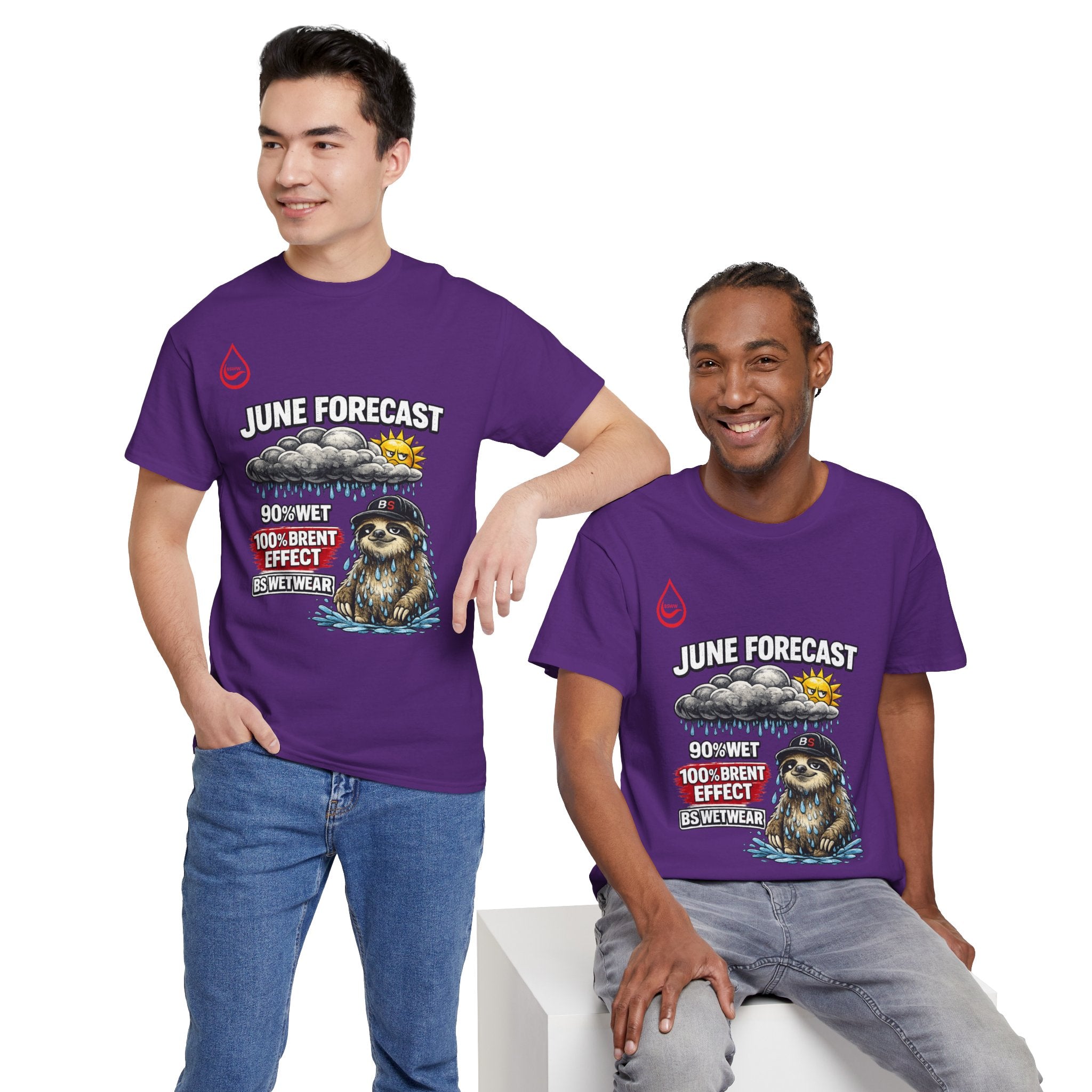 BS WETWEAR BRENT EFFECT WEATHER REPORT T-SHIRT