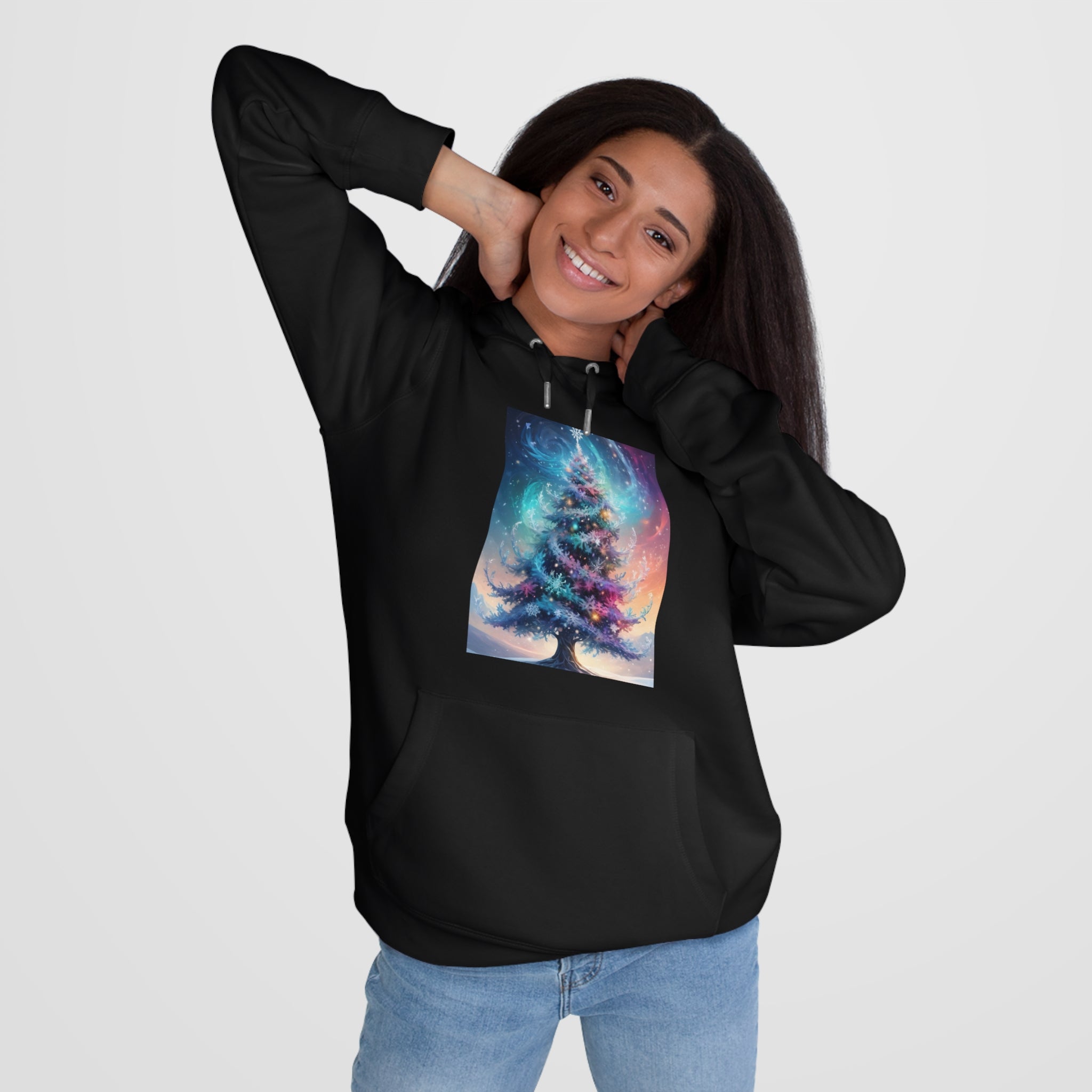 BS WETWEAR XMAS TREE IN SNOW HOODIE