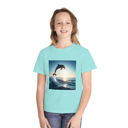 KIDS WET DOLPHIN TEE