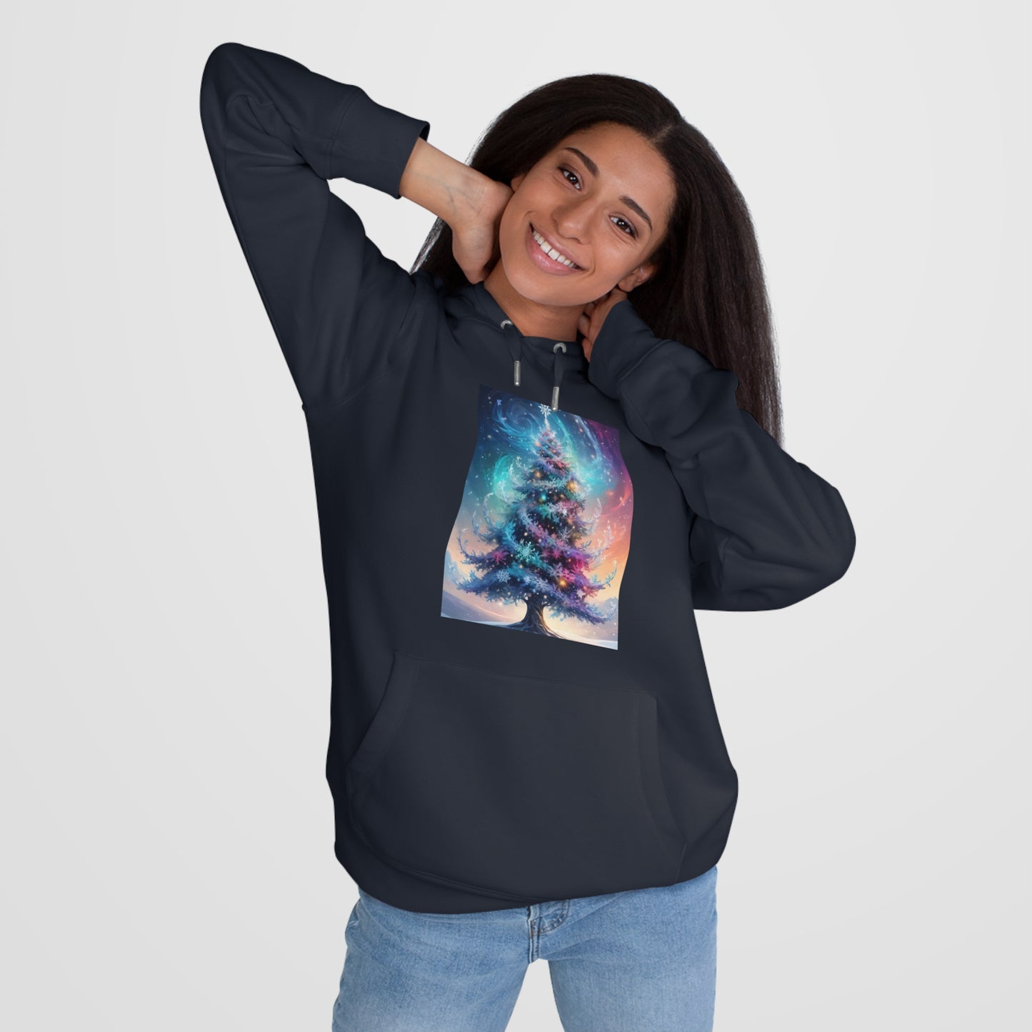 BS WETWEAR XMAS TREE IN SNOW HOODIE