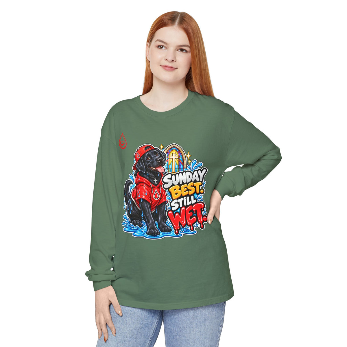 BS WETWEAR SUNDAY SERVICE SPLASH SQUAD LONG SLEEVE T-SHIRT