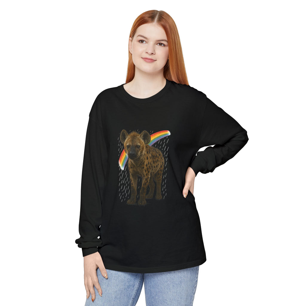 BS WETWEAR SOAKED & SASSY HYENA LONG SLEEVE T-SHIRT