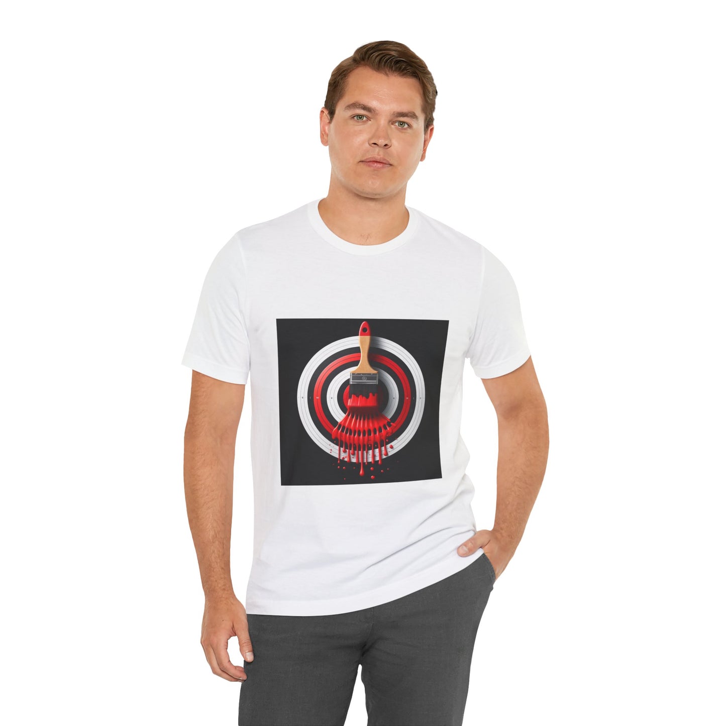 WET BULLSEYE PAINT BRUSH TEE