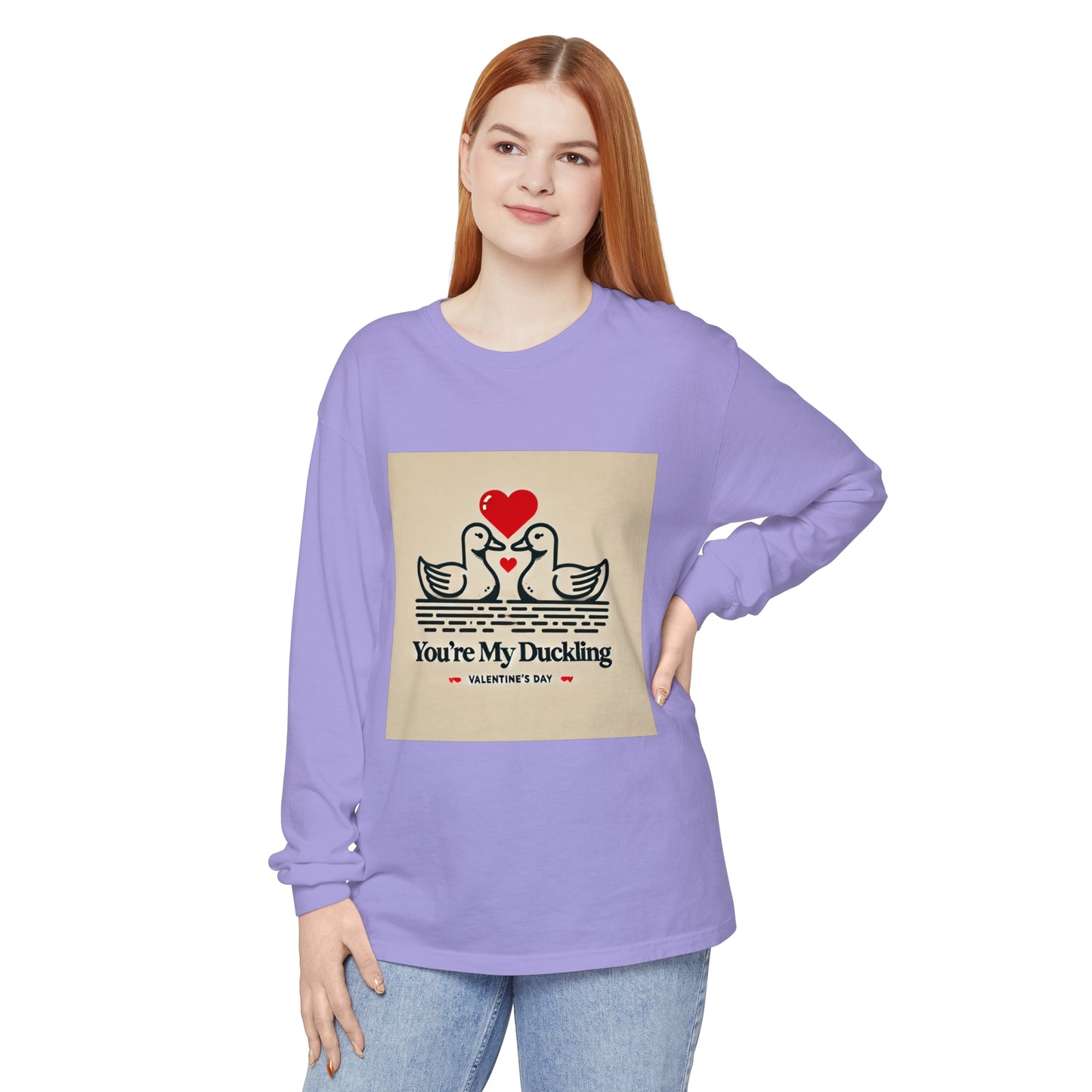 BS WETWEAR DUO DUCK VDAY LONG SLEEVE T-SHIRT