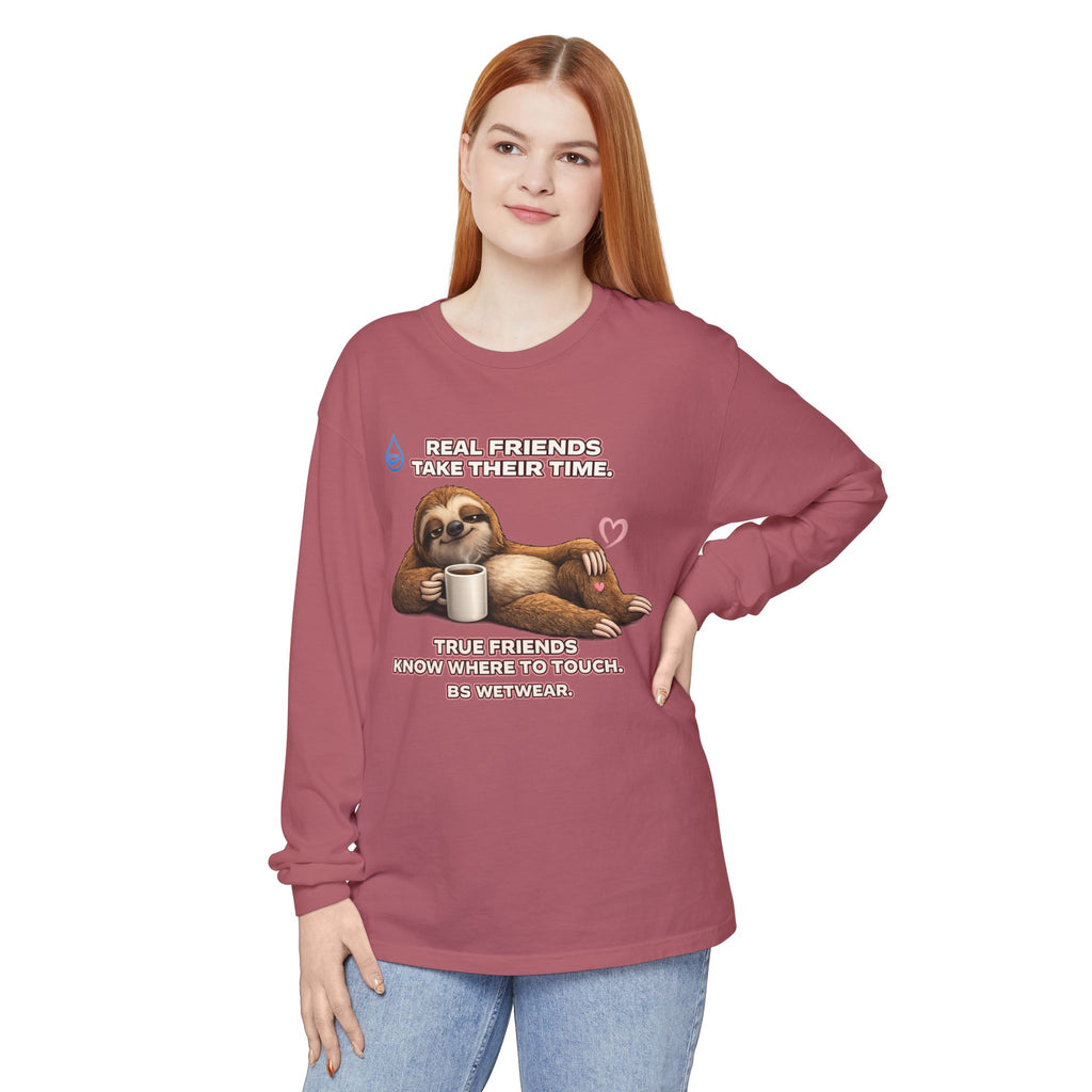 BS WETWEAR TRUE FRIENDS STAY ANYWAY LONG SLEEVE T-SHIRT