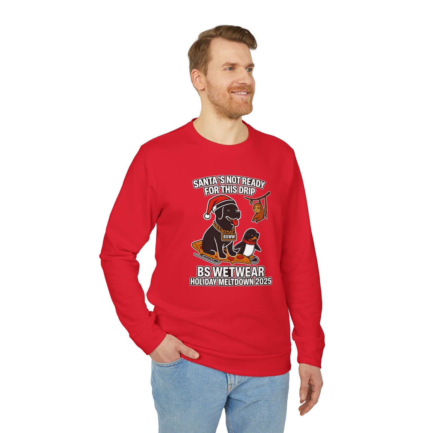 BS WETWEAR THE CHRISTMAS CHAOS CREW SWEATER
